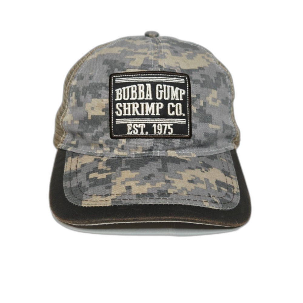 Bubba Gump Shrimp Co. Camo Trucker Hat | Fort Lauderdale | Adjustable Strapback